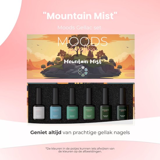 Mountain Mist 6-delige Set - Gellak - HEMA Free - Moods Gellac