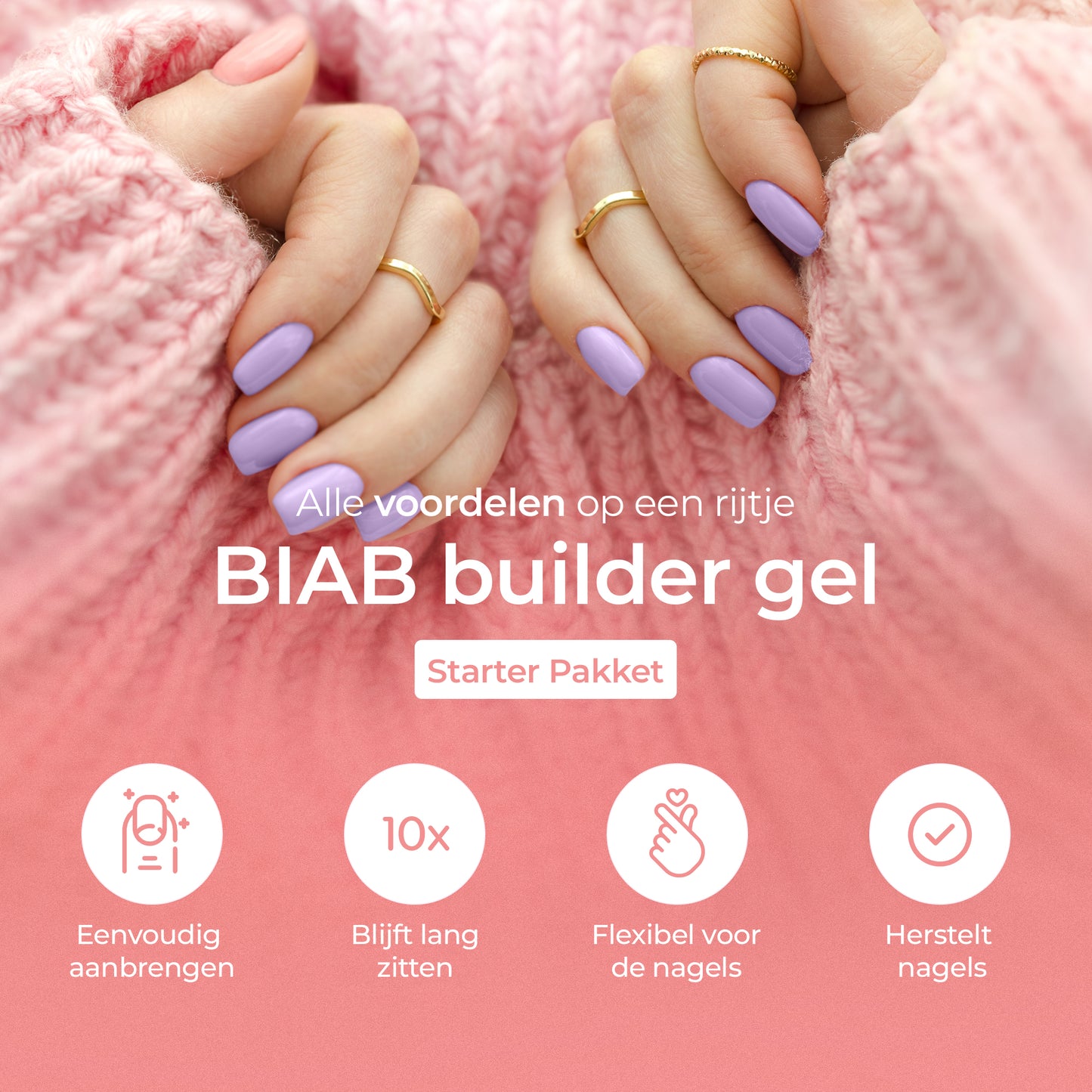 BIAB Nagels Starter Pakket - Secret Dreams - HEMA Free - Moods Gellac