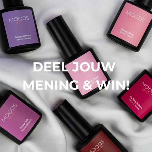 Deel jouw mening en maak kans op een gratis gellak setje! 💅🎁