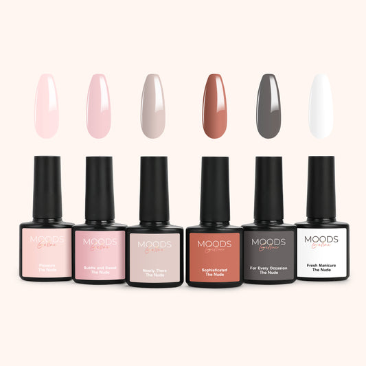 The Nude 6-delige Set - Gellak - HEMA & TPO Free