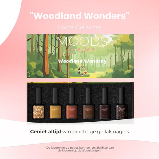 Woodland Wonders 6-delige Set - Gellak - HEMA Free - Moods Gellac