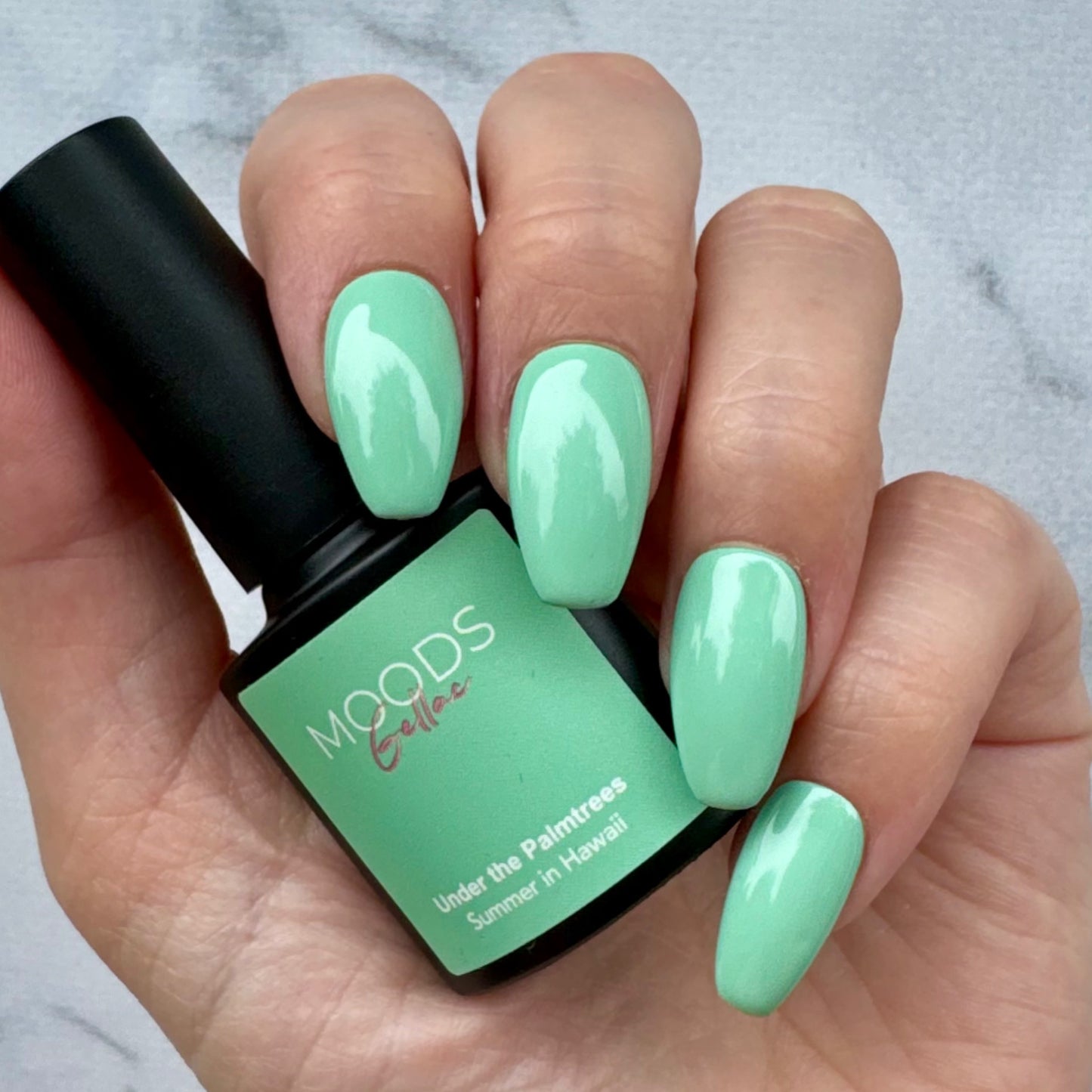 706 Under The Palmtrees - Gellak - Mint Groen - 15ML - Moods Gellac - Moods Gellac