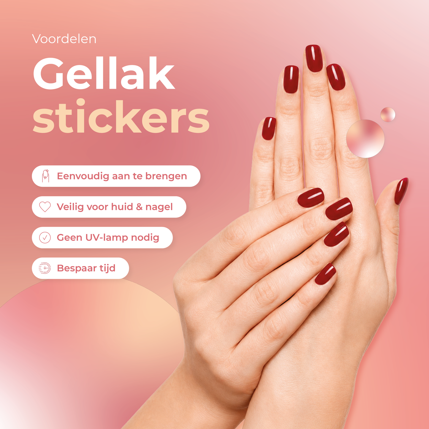 Nagelstickers - Velvet Rouge