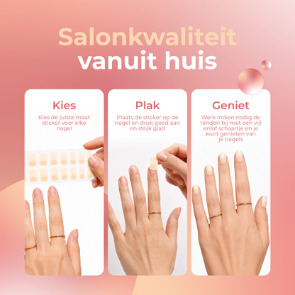 Nagelstickers - Soft French