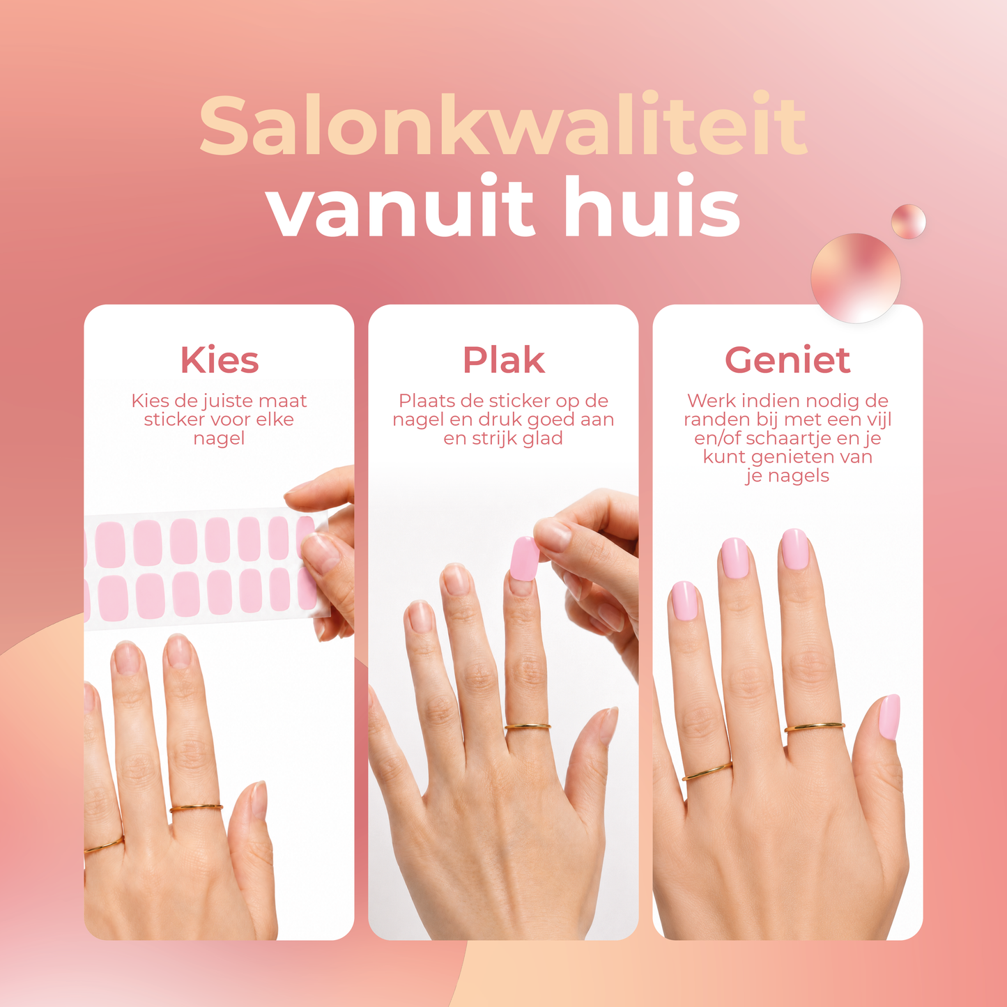 Nagelstickers - Soft Kiss