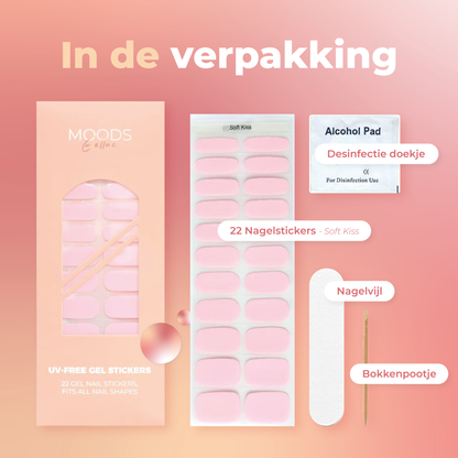 Nagelstickers - Soft Kiss