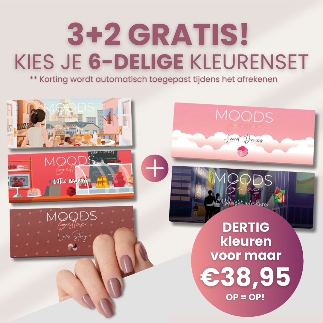 The Nude 6-delige Set - Gellak - Moods Gellac