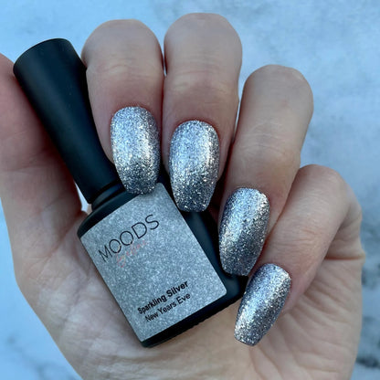 504 Sparkling Silver - Glitter Zilver - 15ML - Moods Gellac - Moods Gellac