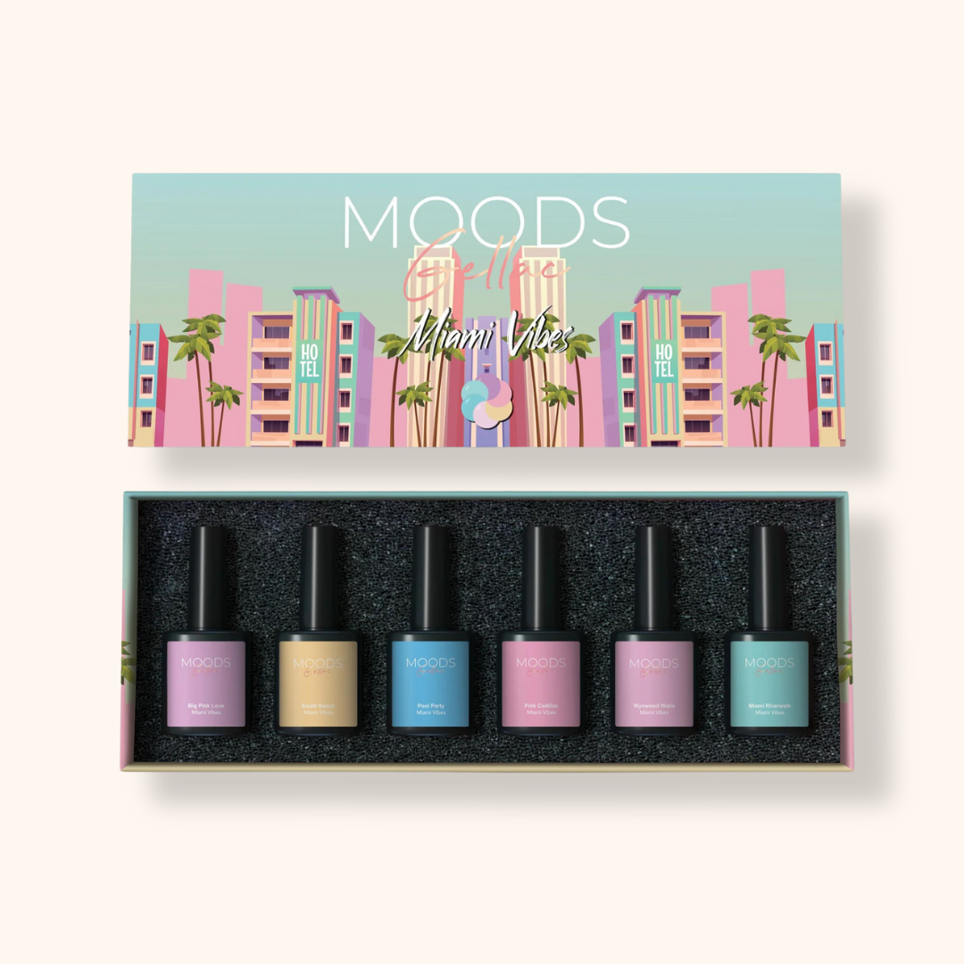 Miami Vibes 6-delige Set - Gellak - Moods Gellac - Moods Gellac