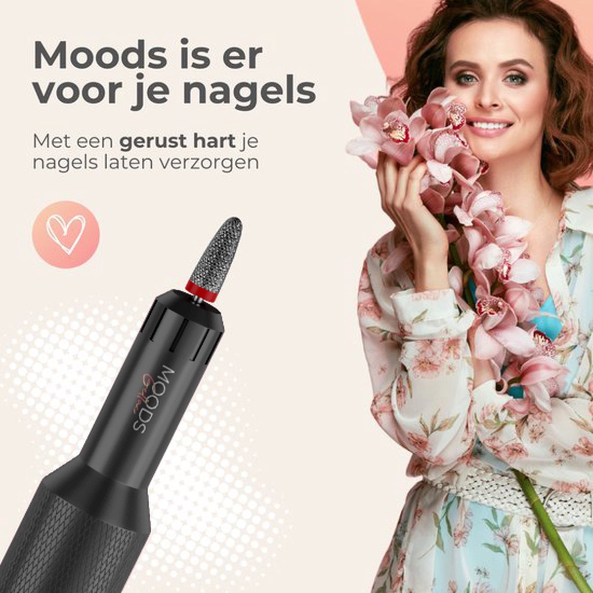 Moods Nagelvijl zwart