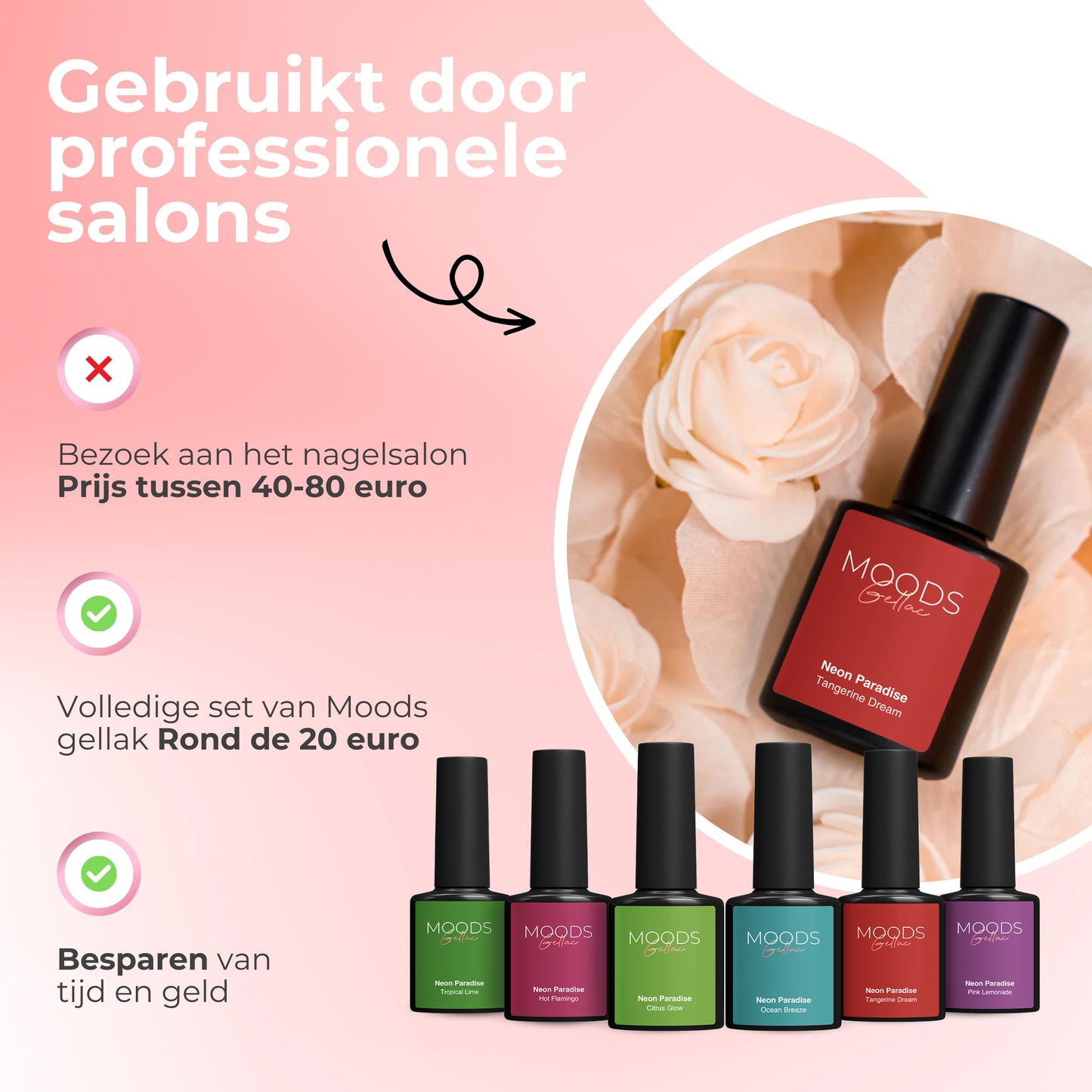 Neon Paradise 6-delige Set - Gellak - HEMA Free - Moods Gellac