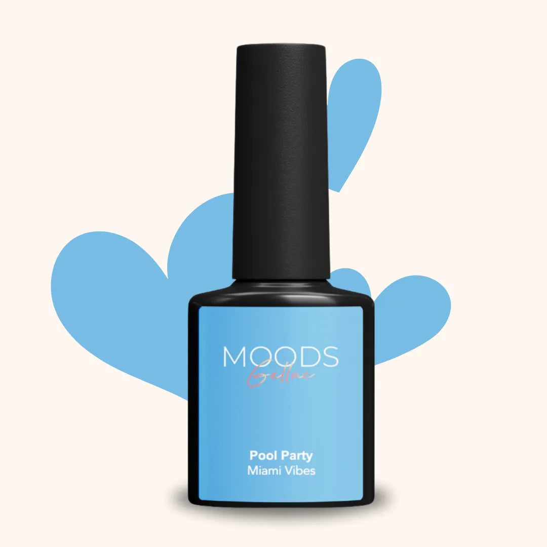 304 Pool Party - Gellak - Licht Blauw - 15ML - Moods Gellac - Moods Gellac