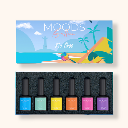 Rio Vibes 6-delige Set - Gellak - Moods Gellac - Moods Gellac