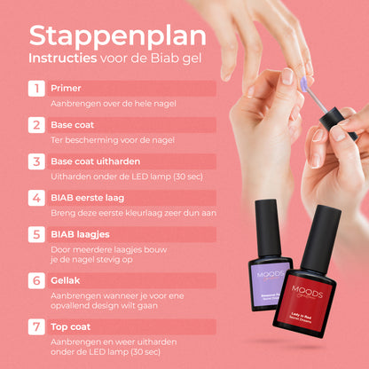 BIAB Nagels Starter Pakket - Secret Dreams - HEMA & TPO Free - Moods Gellac