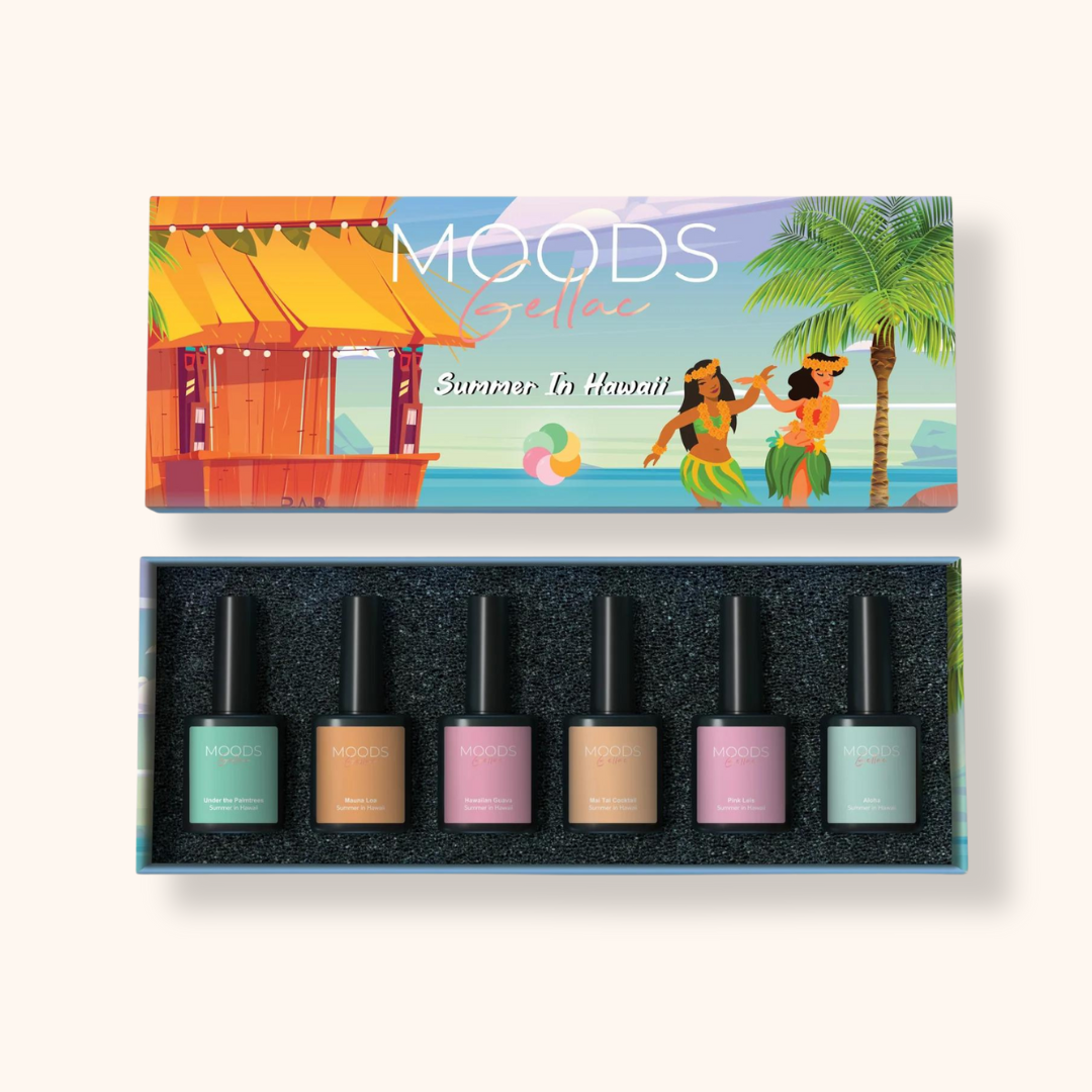 Summer in Hawaii 6-delige Set - Gellak - Moods Gellac - Moods Gellac