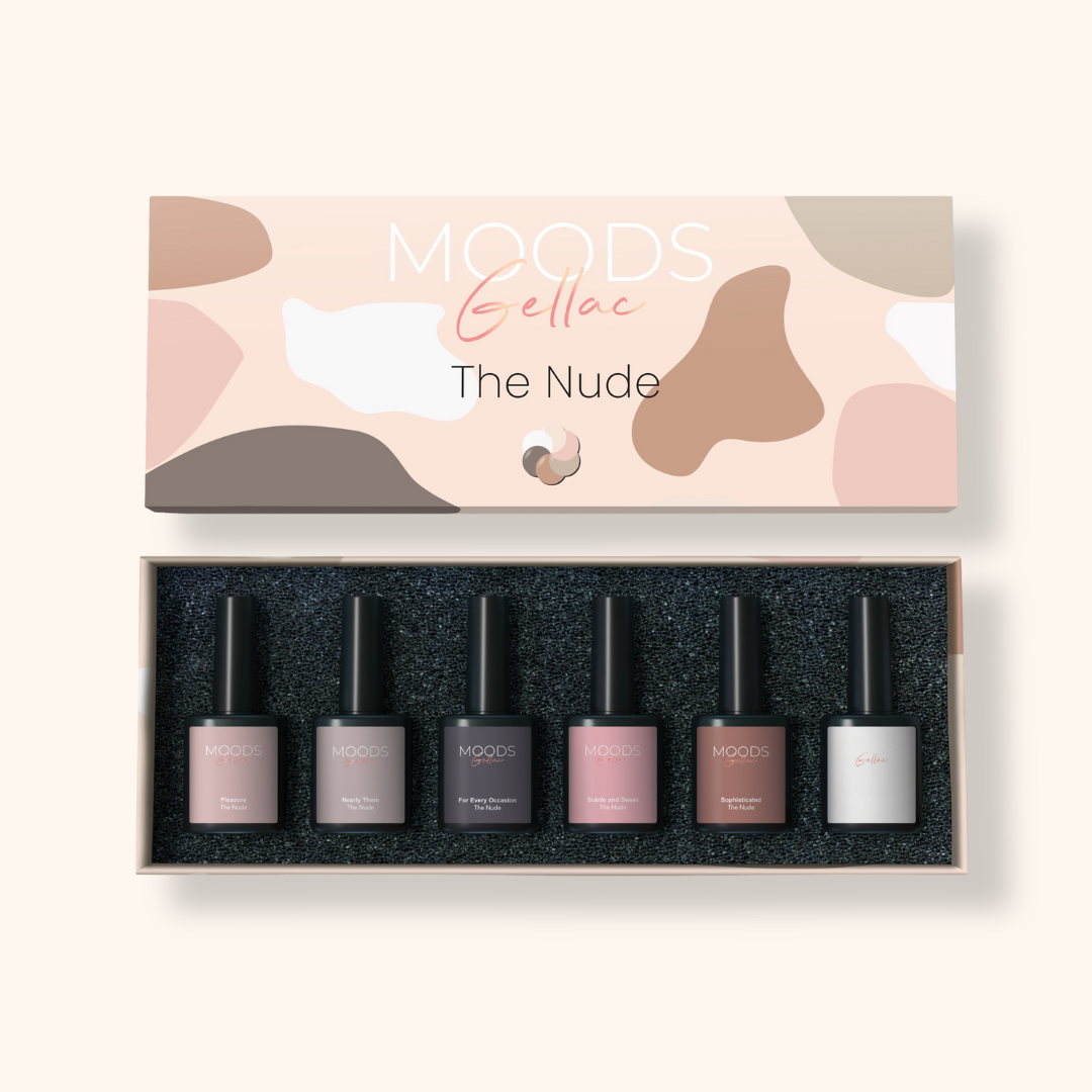 The Nude 6-delige Set - Gellak - Moods Gellac - Moods Gellac