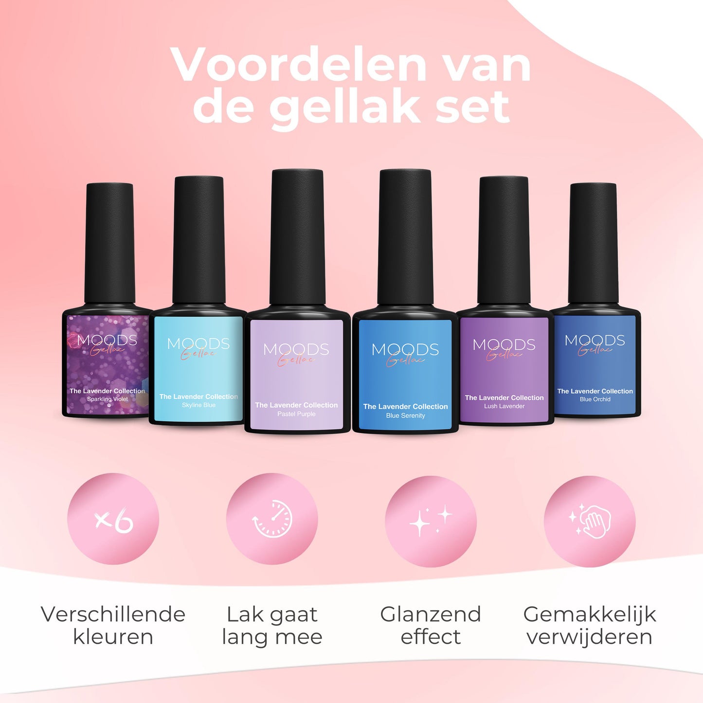 The Lavender Collection 6-delige Set - Gellak - HEMA Free - Moods Gellac