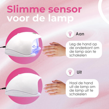 Advanced Nagellamp - Nageldroger - Krachtige LED Lamp - Moods Gellac - Moods Gellac