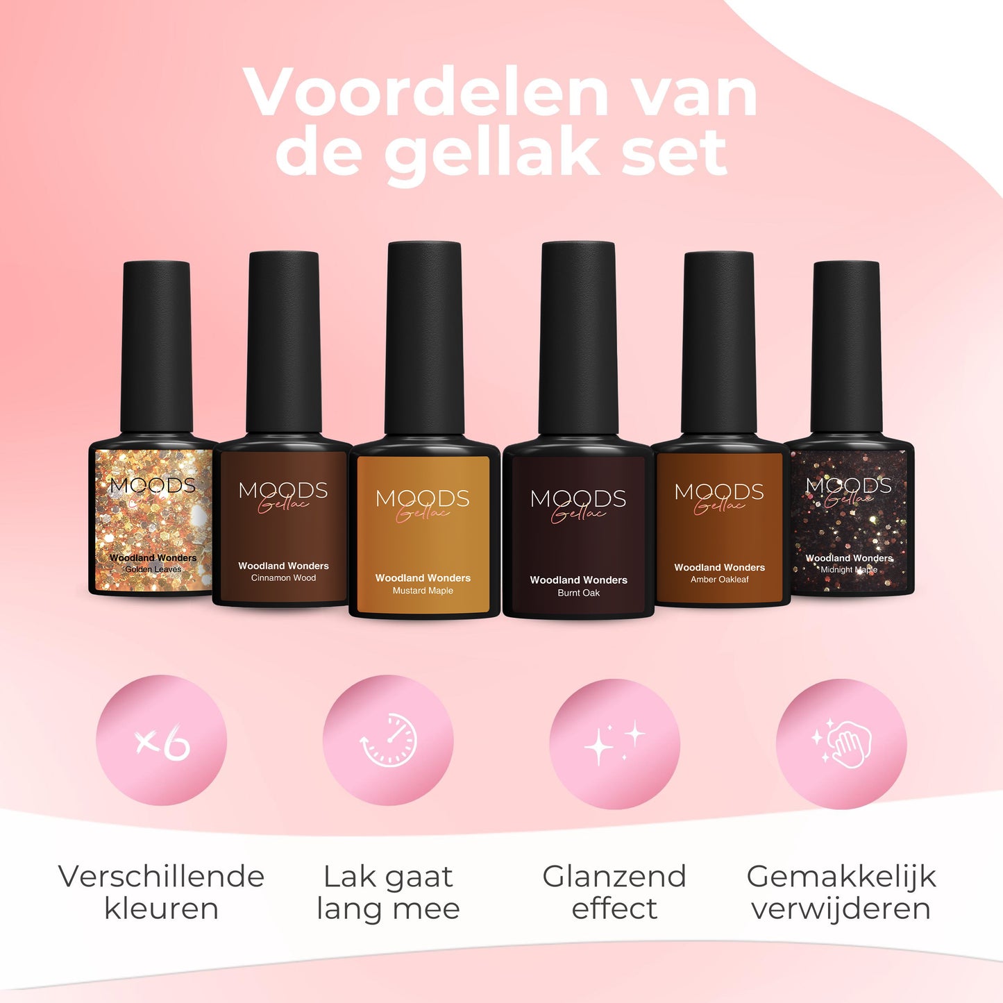 Woodland Wonders 6-delige Set - Gellak - HEMA Free - Moods Gellac