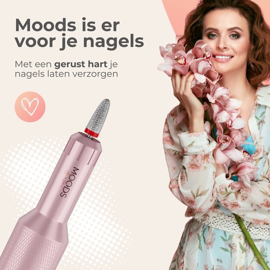 Elektrische Nagelvijl roze Moods Gellac