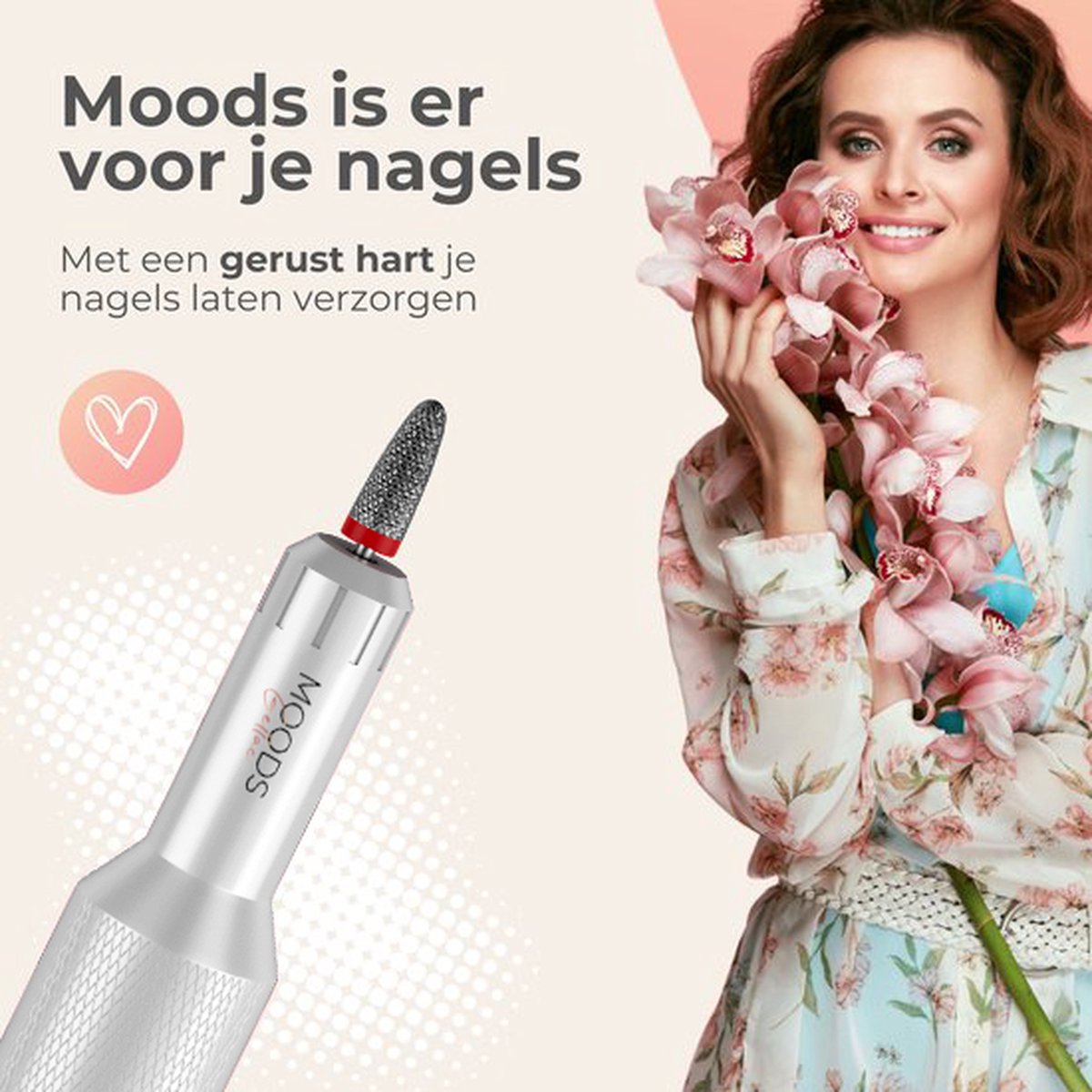 Elektrische Nagelvijl wit Moods Gellac